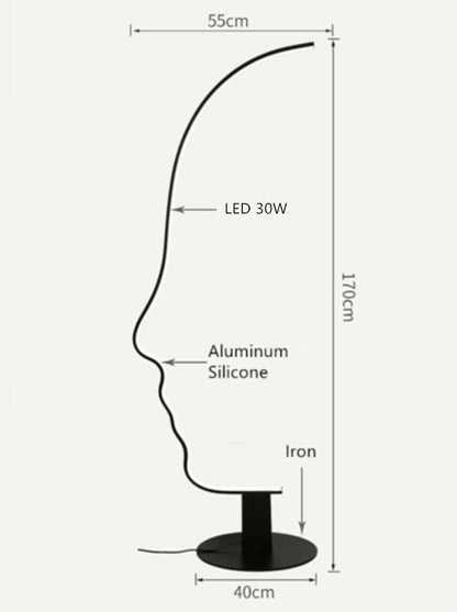 Face Modern Led Lambader